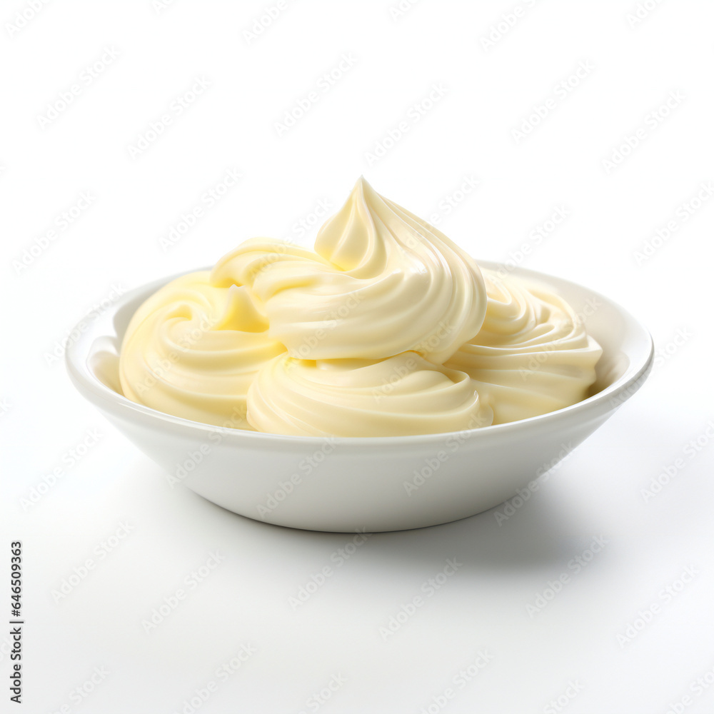 cream in a bowl cream in a bowl