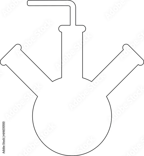 
Flask for chemical preparations for decoration and design.
