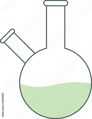 Flask for chemical preparations for decoration and design.