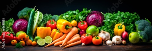 a set of vegetables stacked neatly on a table,