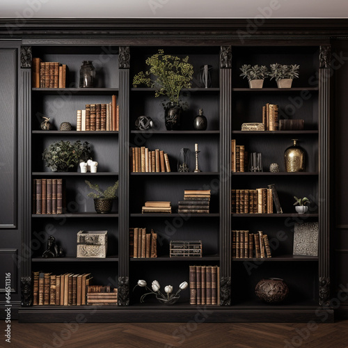 bookcase with books © DenisIgnatenco
