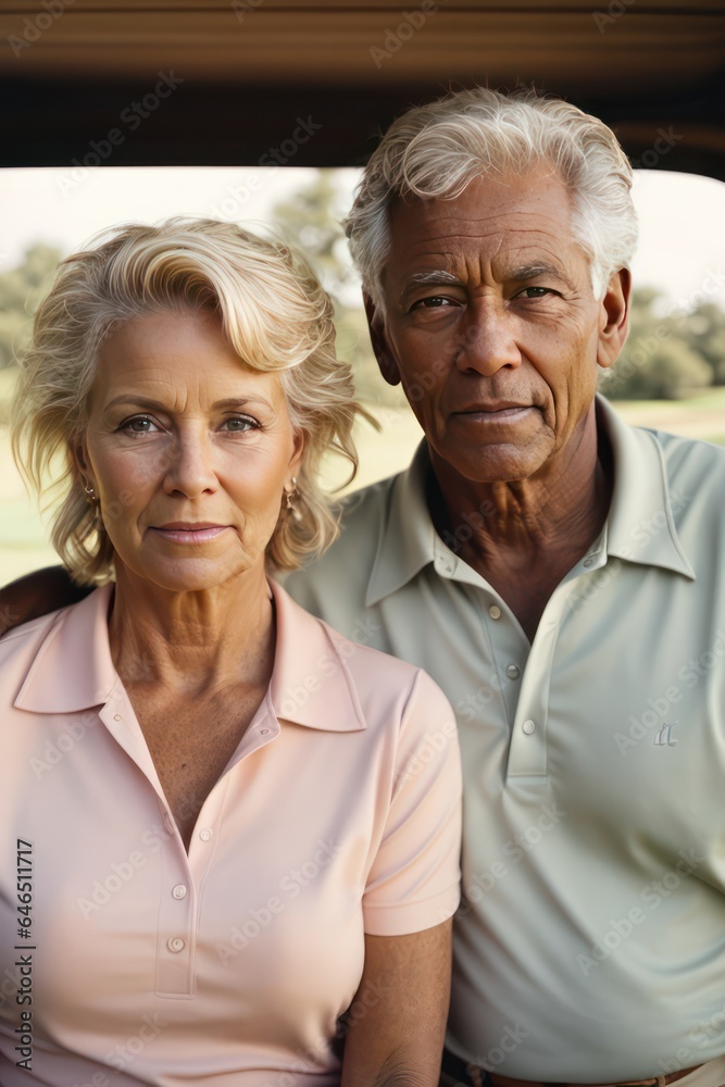 portrait of senior couple portrait of senior couple