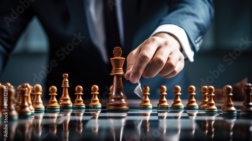 Business strategy, like chess, requires careful planning and precise execution to achieve success on the corporate battlefield.
