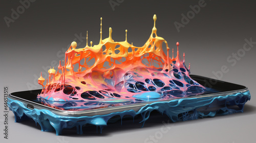 A melting phone