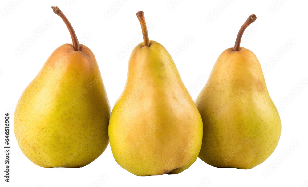 one ripe orange pear , png file of isolated cutout object on transparent background. one ripe orange pear , png file of isolated cutout object on transparent background.