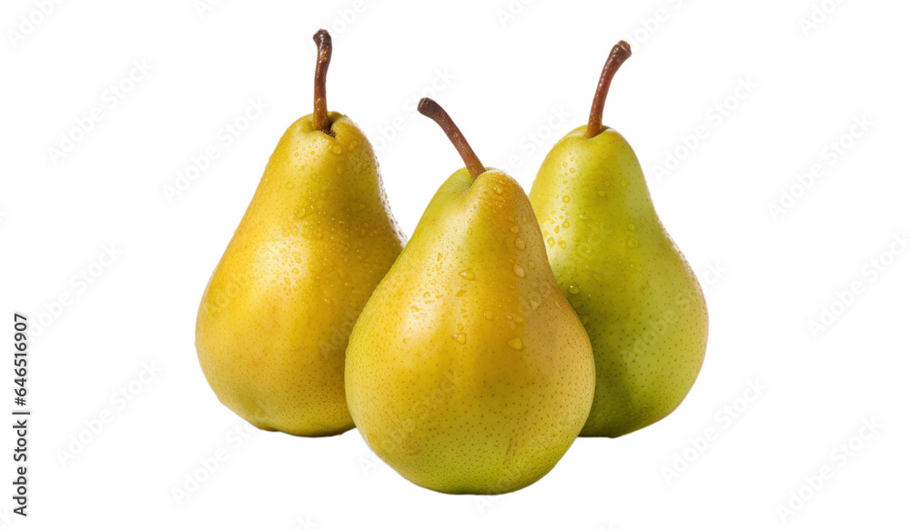 one ripe orange pear , png file of isolated cutout object on transparent background. one ripe orange pear , png file of isolated cutout object on transparent background.