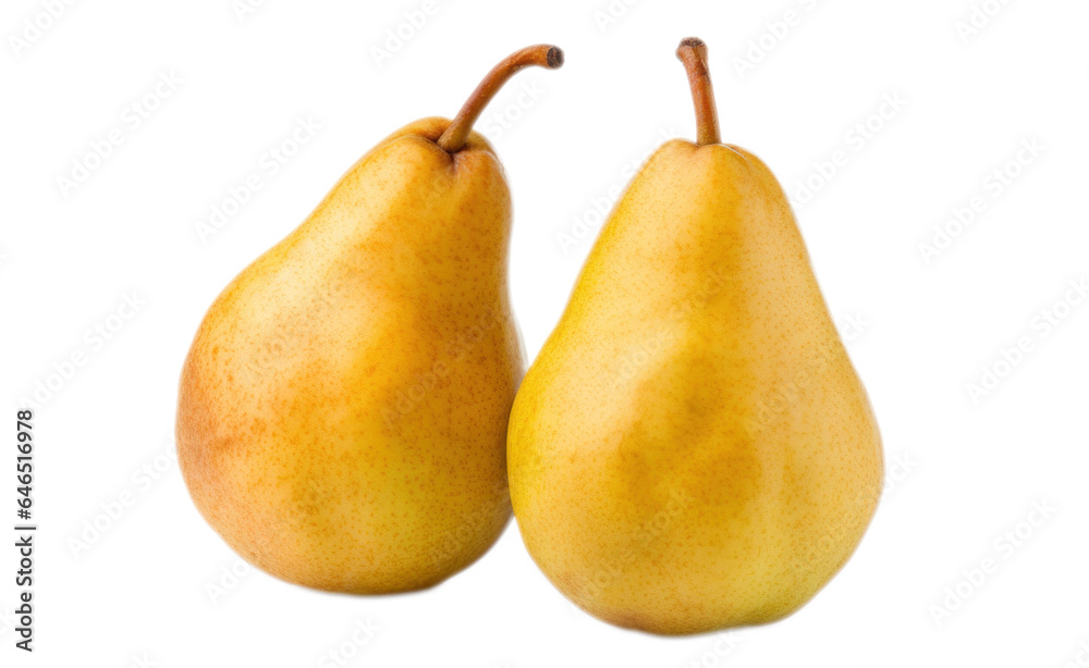 one ripe orange pear , png file of isolated cutout object on transparent background. one ripe orange pear , png file of isolated cutout object on transparent background.