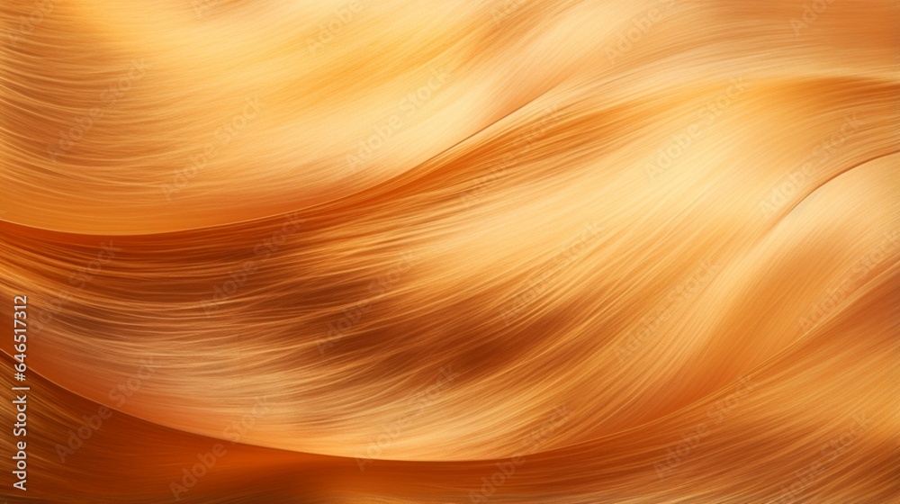 brushed surface of brown-golden copper or bronze, showing brushstrokes. The texture of the sheet metal is appealingly wavy and hazy. Horizontal positioning.