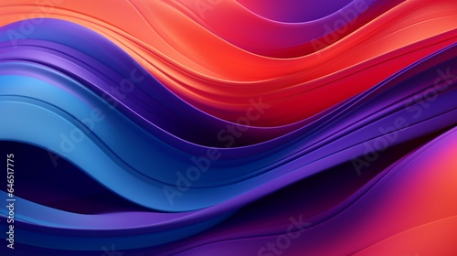 Colorful abstract background with wavy lines