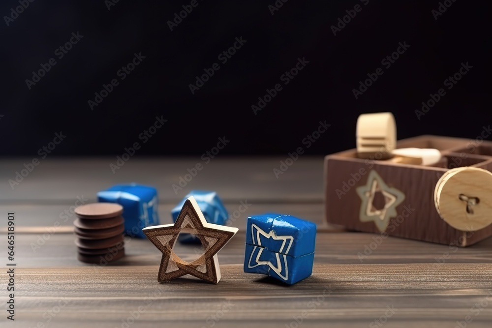 Happy Hanukkah Concept. Hanukkah Background. Hanukkah Theme. Generative Ai. Happy Hanukkah Concept. Hanukkah Background. Hanukkah Theme. Generative Ai.