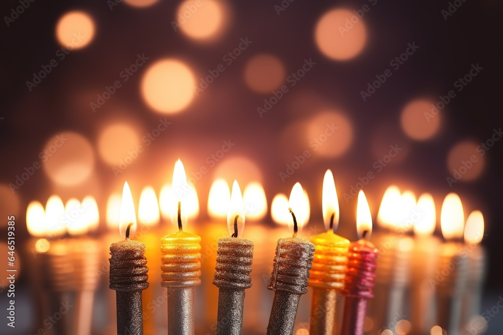 Happy Hanukkah Concept. Hanukkah Background. Hanukkah Theme. Generative Ai. Happy Hanukkah Concept. Hanukkah Background. Hanukkah Theme. Generative Ai.
