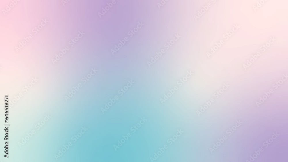 Soft pastel gradient abstract background. Colorful backdrop with copy space.
