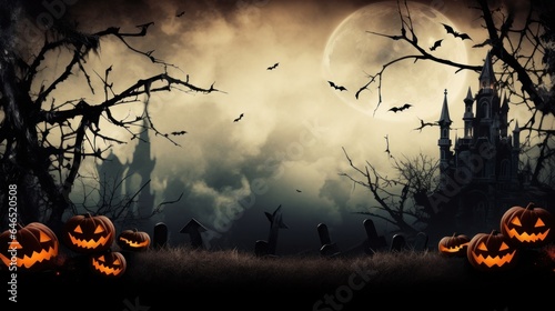 Spooky Halloween background