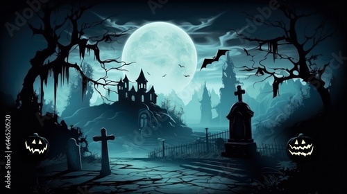 Spooky Halloween background