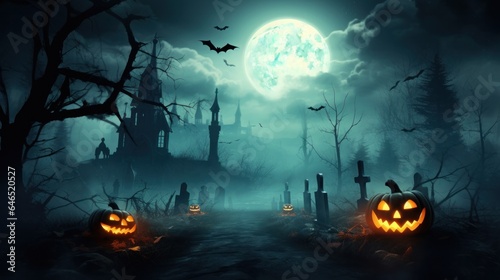 Spooky Halloween background