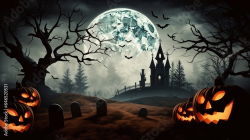 Spooky Halloween background
