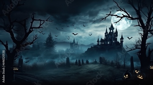 Spooky Halloween background