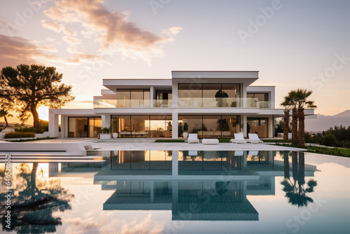 Modern Villa with Stunning Pool in the Sun © wiizii