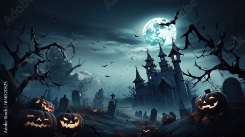 Spooky Halloween background