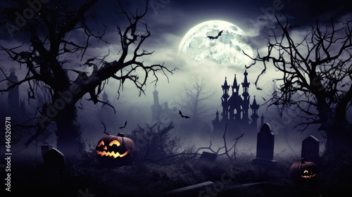 Spooky Halloween background