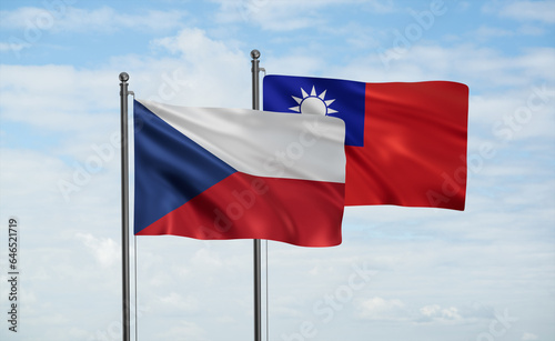 Free Download Taiwan and Czech Republic flag - GFXLoad