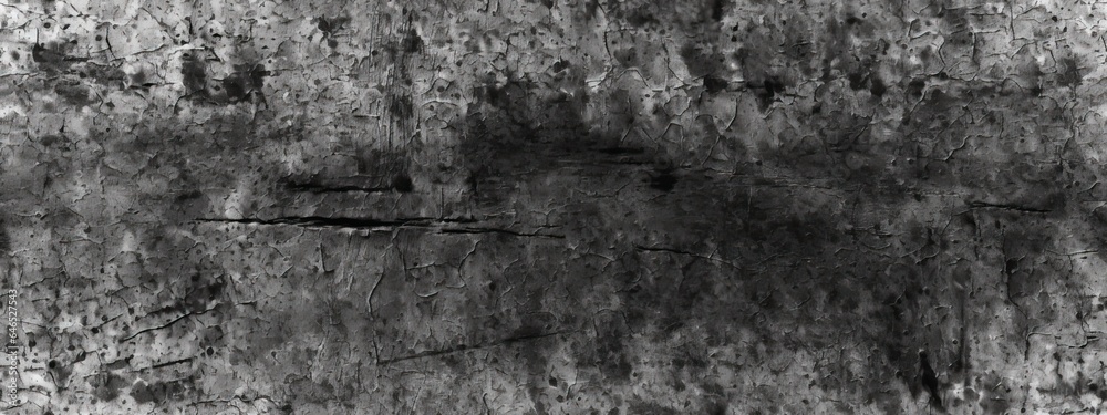 Obraz premium Seamless Vintage distressed old photo noise background texture, film grain, dust scratches texture overlay with vignette border. Dirty gritty grunge retro with copy space. Repeat pattern, wide banner