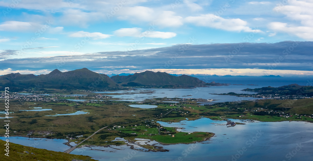 Landscape of the Lofoten Islands,  Norway