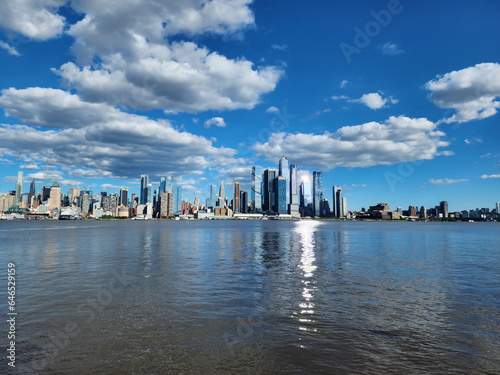 new york downtown. manhattan skyline. new york city. skyscraper building of nyc. ny urban city architecture. midtown manhattan and metropolitan city. metropolis cityscape. Manhattan skyline