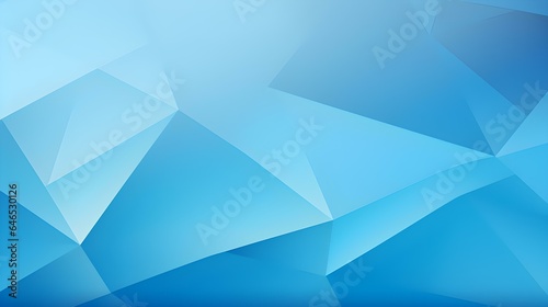 Abstract 3D Background of triangular Shapes in sky blue Colors. Modern Wallpaper of geometric Patterns 