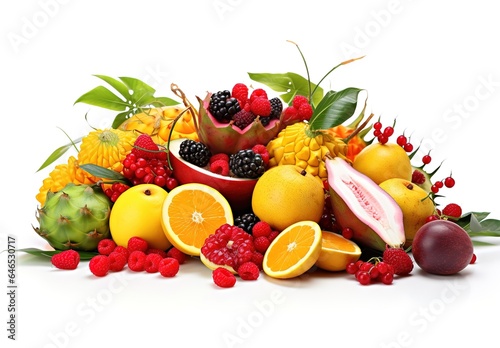 Fresh fruits variety natural nutrition  fruits and berries