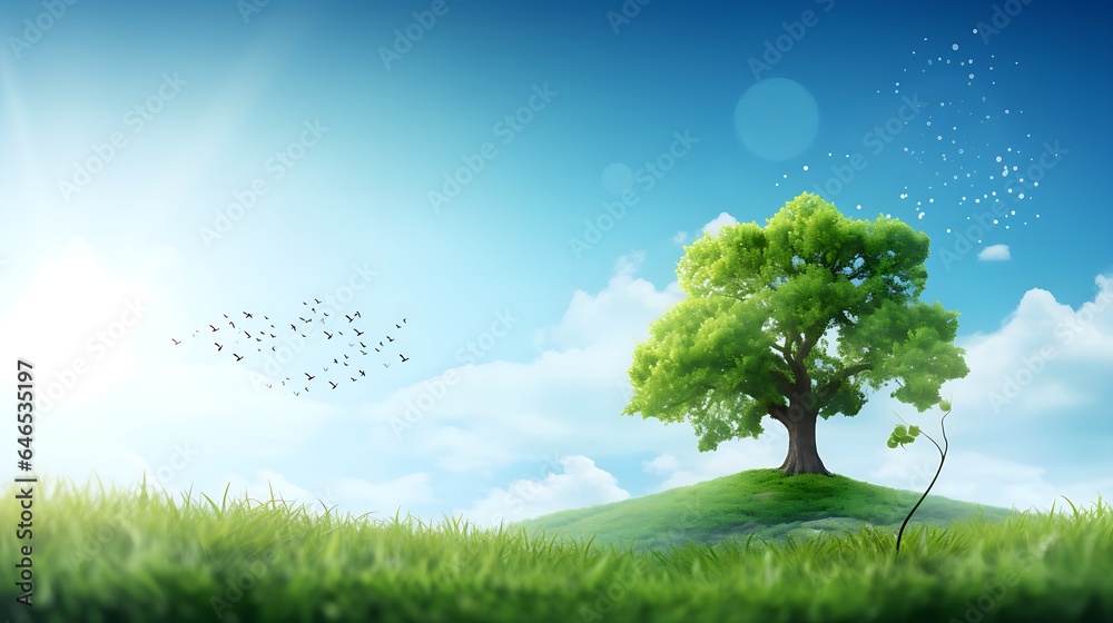 Eco-Living Harmony: Sustainable Home of Tomorrow - Wallpaper Illustration, Green Energy, Green City Eco-Living Harmony: Sustainable Home of Tomorrow - Wallpaper Illustration, Green Energy, Green City