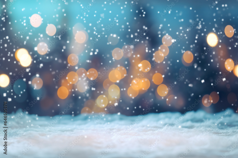 Φωτογραφία Amidst the festive allure of Christmas, a resplendent gold background with sparkling bokeh creates a magical ambiance, providing generous copy space for warm holiday wishes