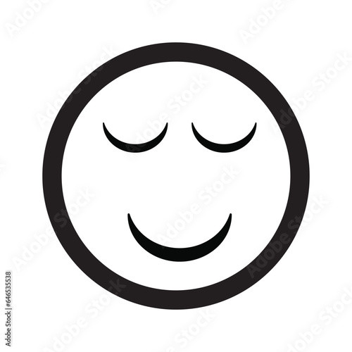 Emoji face reaction icon design