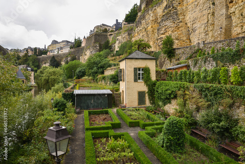 Cityscape Panorama of Old Town, Luxembourg