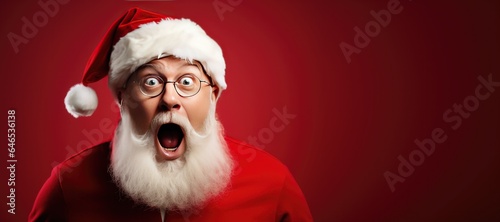 Shocked Santa Claus on a Re...