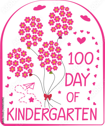 100 day of kindergarten design