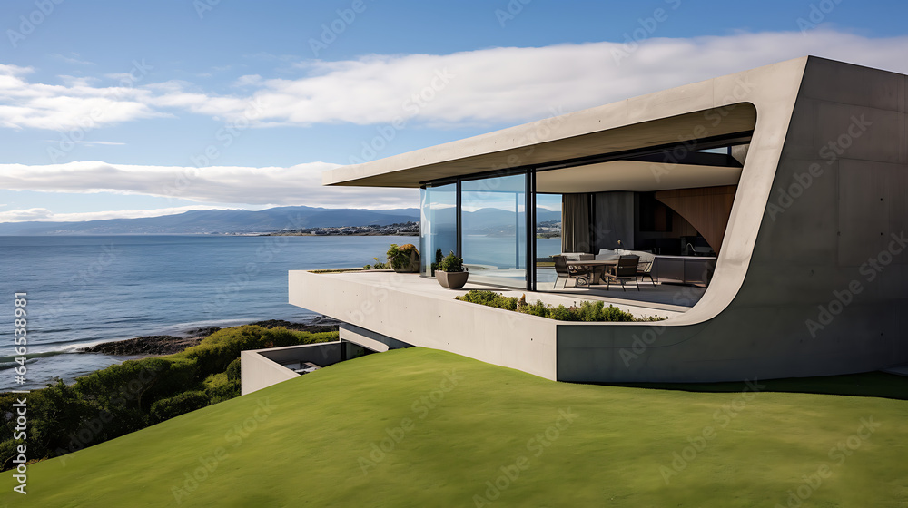 Fototapeta premium house on the beach