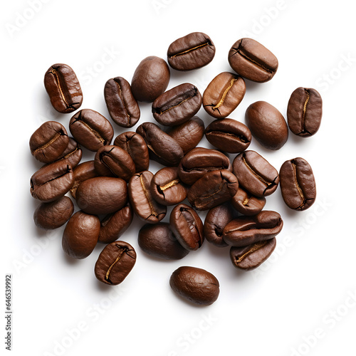 Coffee Beans, beans, coffee, rosted coffee, espresso bean piled up and photographed from above