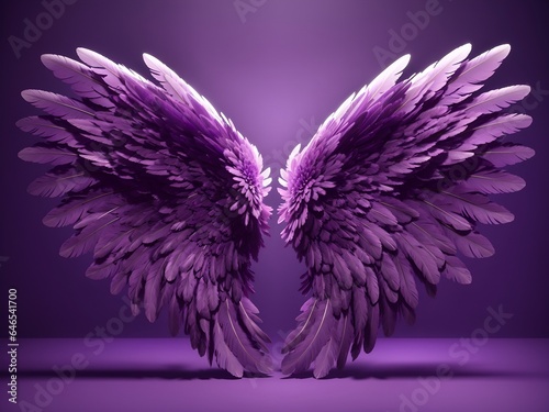Angel Wings Purple Backdrop Digital Background 