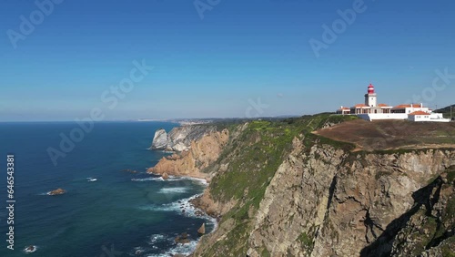 Cabo da Roca in Portugal and clifs photo