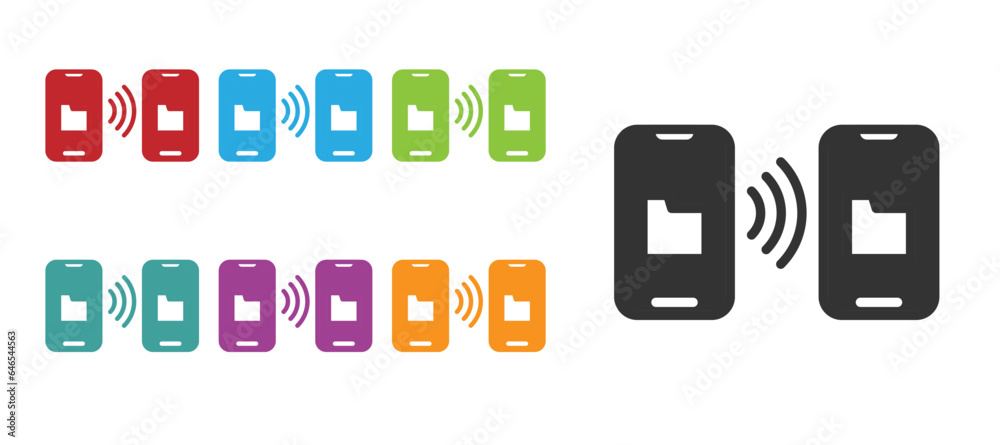 Black Cloud technology data transfer and storage icon isolated on white background. Set icons colorful. Vector Black Cloud technology data transfer and storage icon isolated on white background. Set icons colorful. Vector