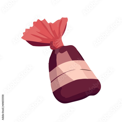 candy in a paper icon design