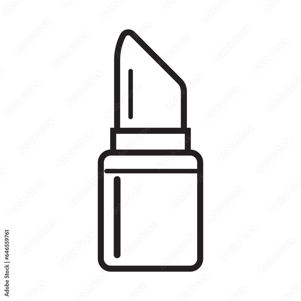 lipstick icon logo vector design template lipstick icon logo vector design template