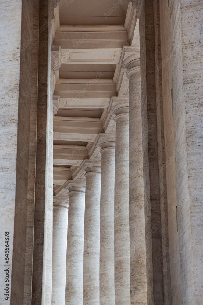 Italian stone architecture in Vatican