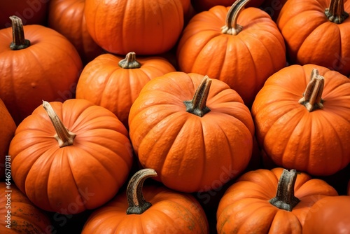 fresh big pumpkins close up frame background wallpaper © Pedro