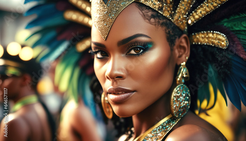 Sultry Samba: The Face Behind the Carnival photo