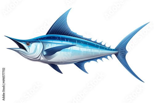 Swordfish Isolated on Transparent Background. Generative Ai. © Artimas 