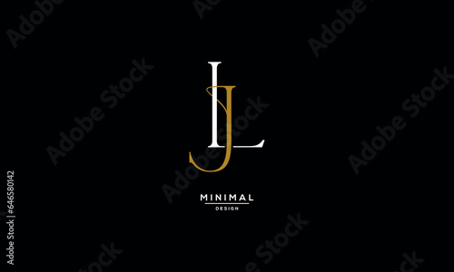 Alphabet Icon Logo Letter JL or LJ