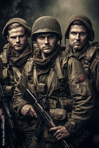 movie poster with three veteran special forces soldiers