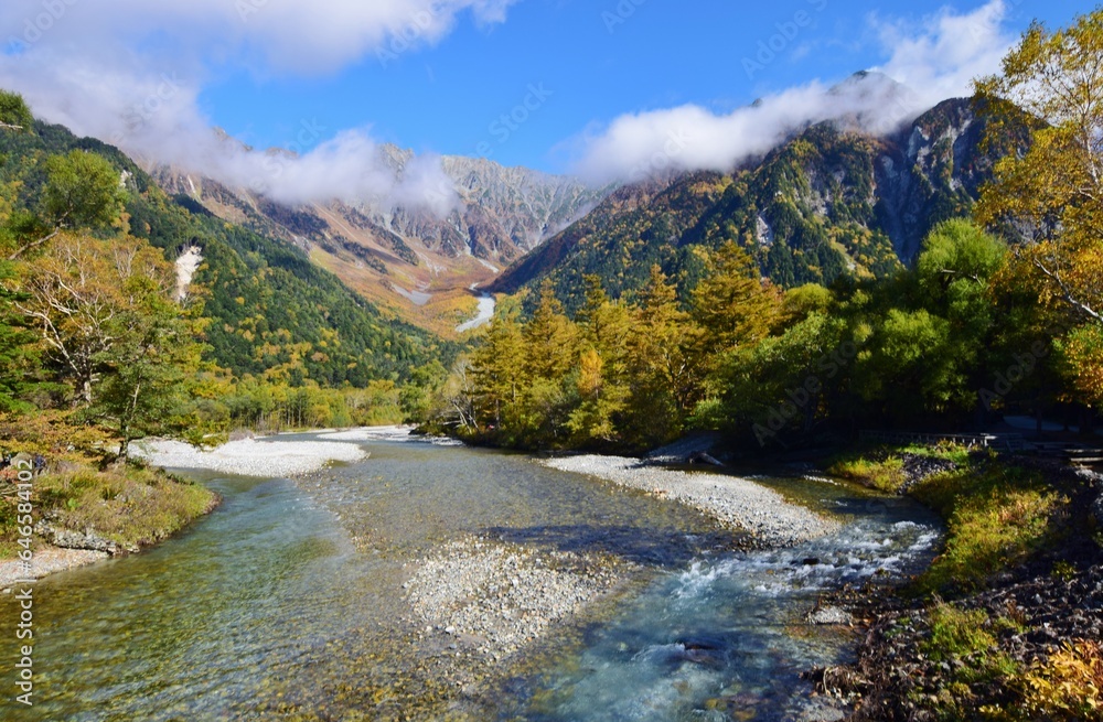 上高地 秋景色 上高地 秋景色